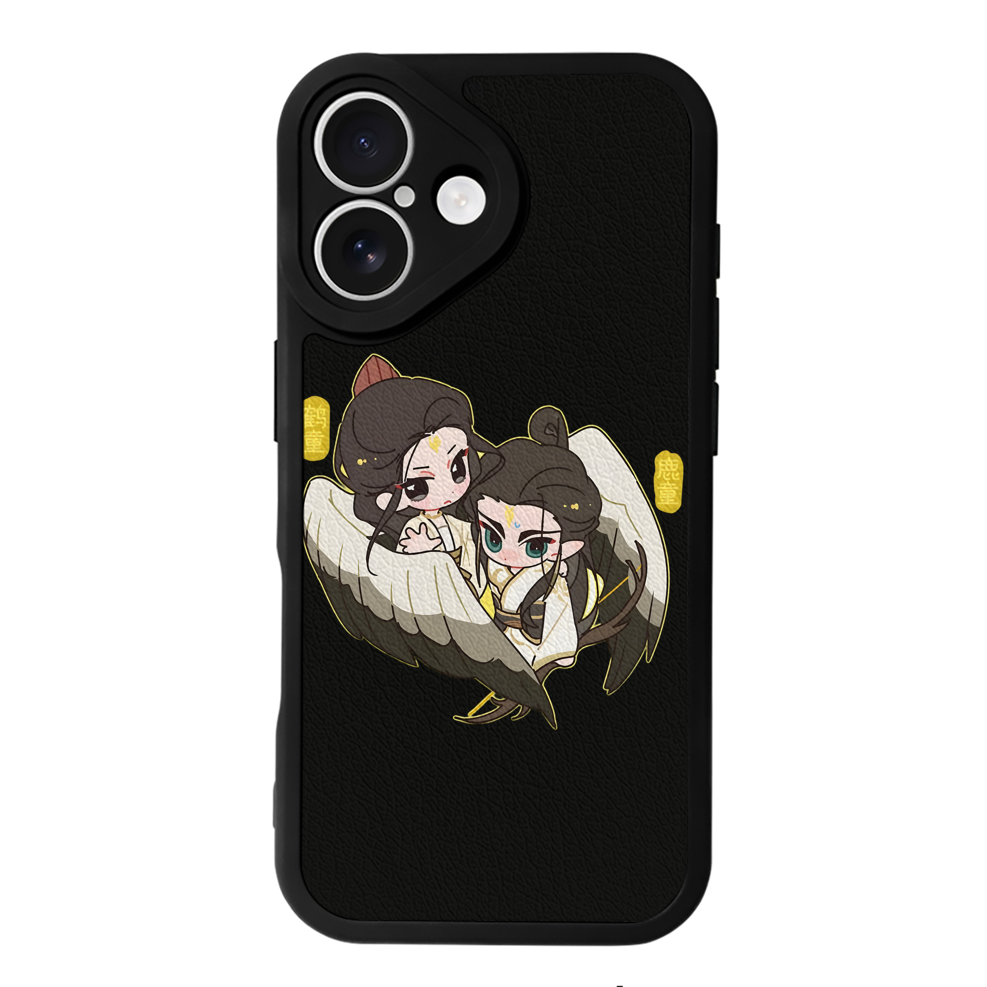 （画像用） Ne Zha 2 ナタ 魔童の大暴れ 【iPhone 16シリーズ対応】シリコンスマホケース（レザー調） 材質：シリコン